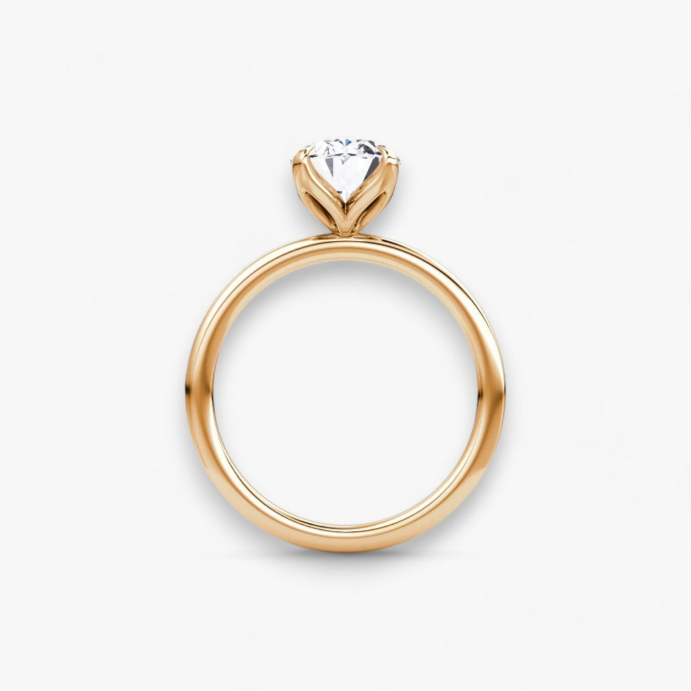 VENT (Oval Rosegold ohne Pave LABGROWN)