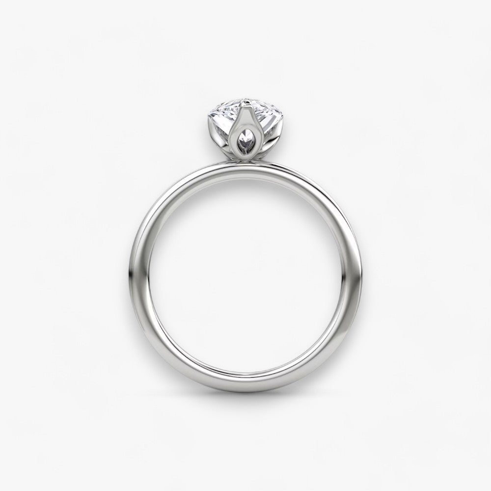 VENT (Tropfen natürlicher Diamant Platin ohne Pave)