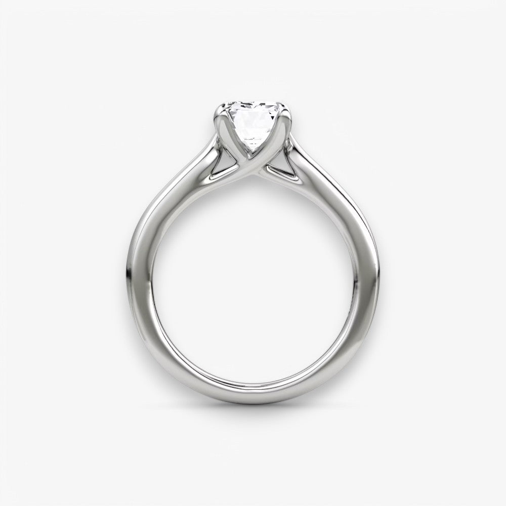 CELINÉ (Emerald Platin ohne Pave natürlicher Diamant)