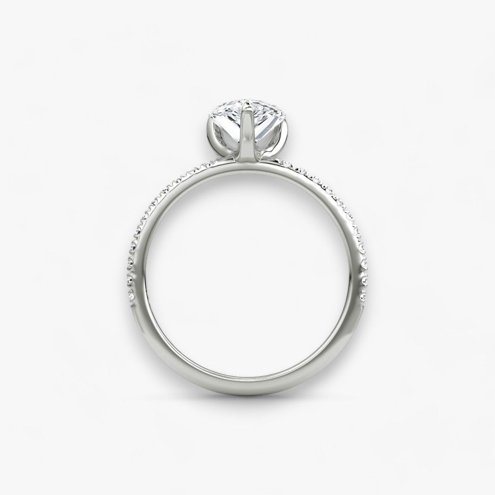 VITRA (Tropfen Platin ohne Pave LABGROWN)