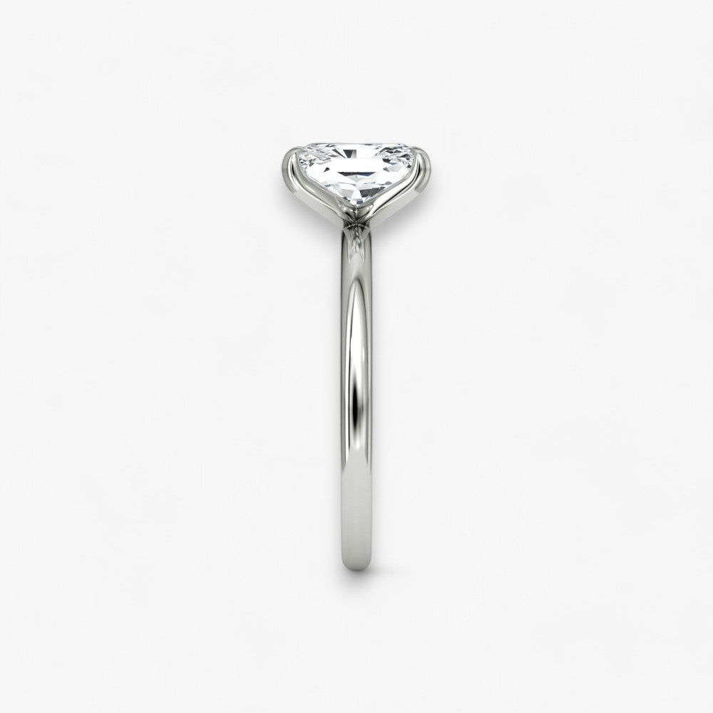 VITRA (Radiant natürlicher Diamant Platin ohne Pave)