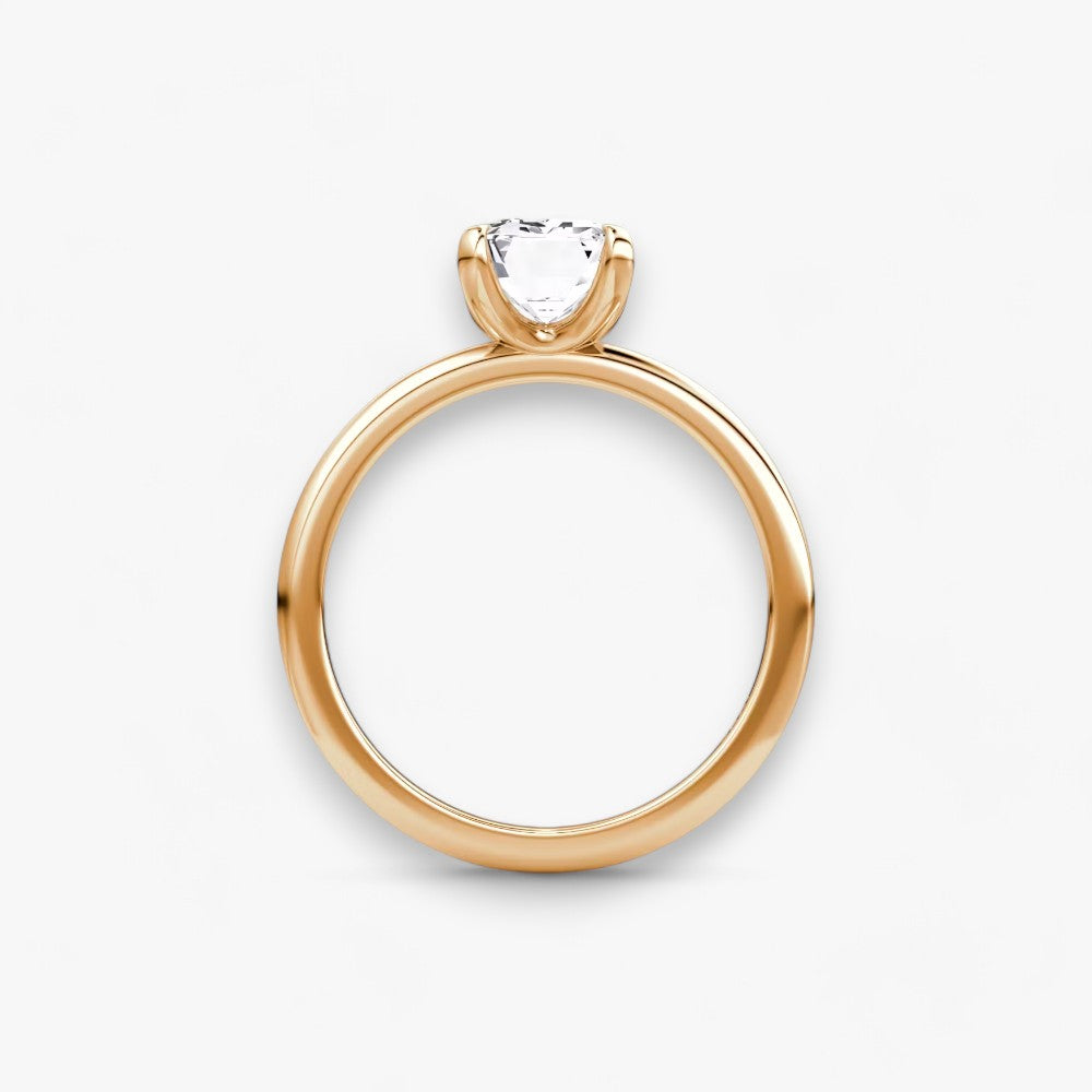 VITRA (Emerald natürlicher Diamant Rosegold ohne Pave)