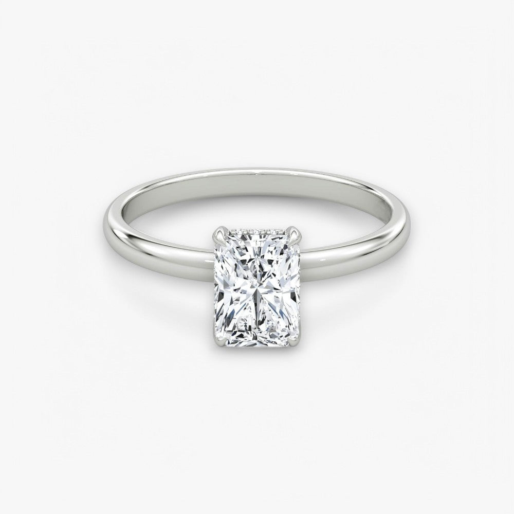 AMOUR (Radiant Platin ohne Pave LABGROWN)