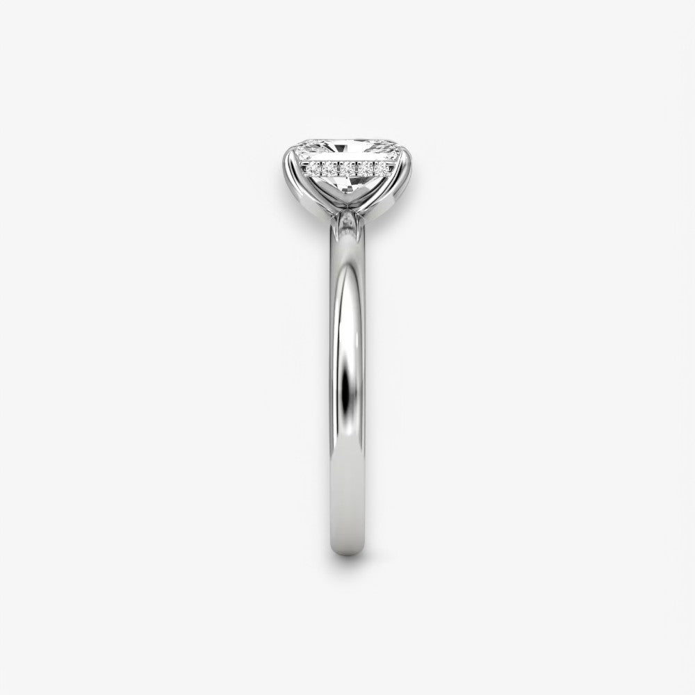 AMOUR (Radiant Platin ohne Pave LABGROWN)