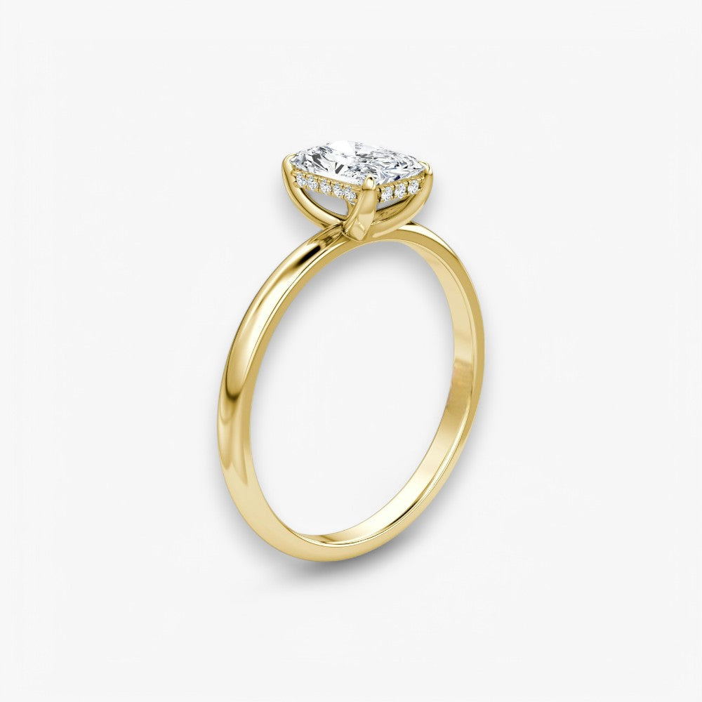 AMOUR (Radiant Gelbgold ohne Pave LABGROWN)