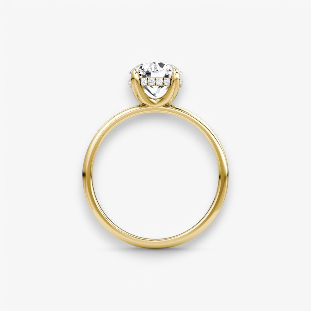 AMOUR (Rund Gelbgold ohne Pave LABGROWN)