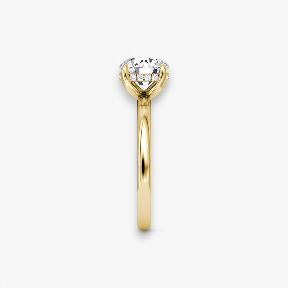 AMOUR (Rund Gelbgold ohne Pave LABGROWN)