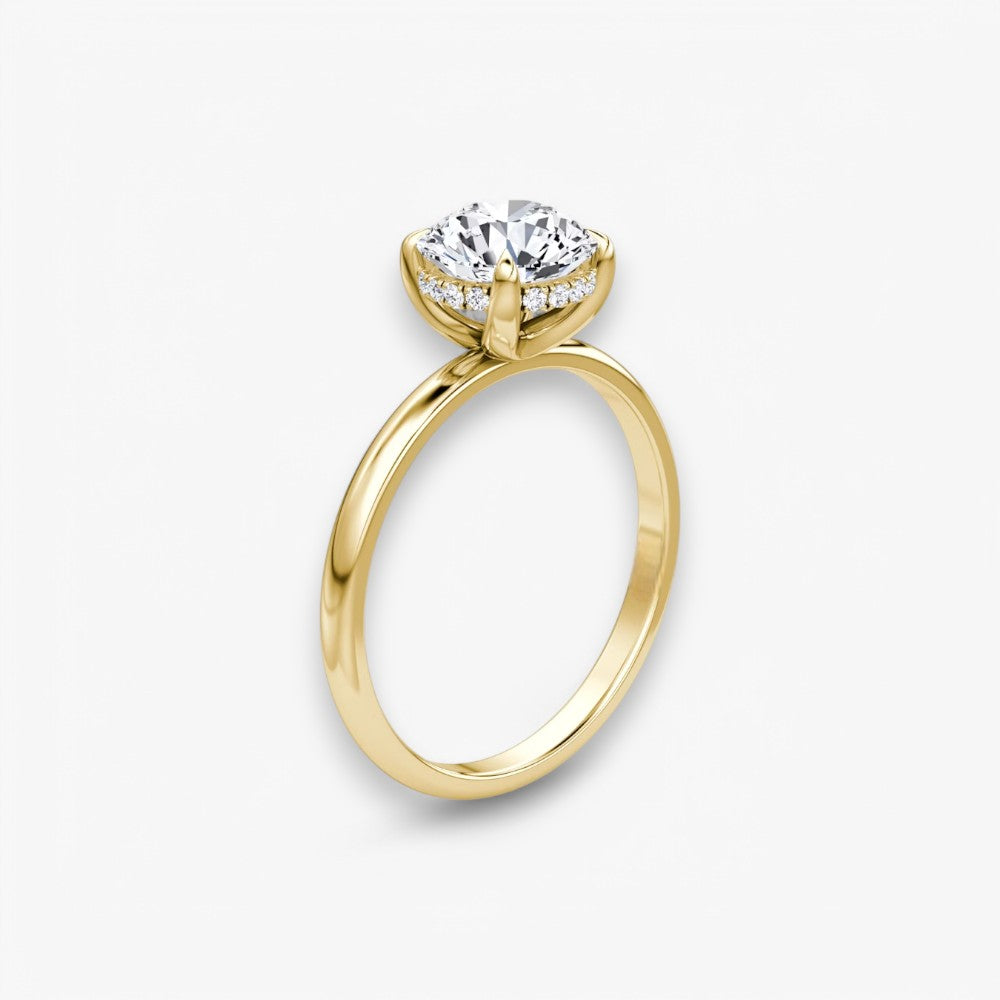 AMOUR (Rund Gelbgold ohne Pave LABGROWN)