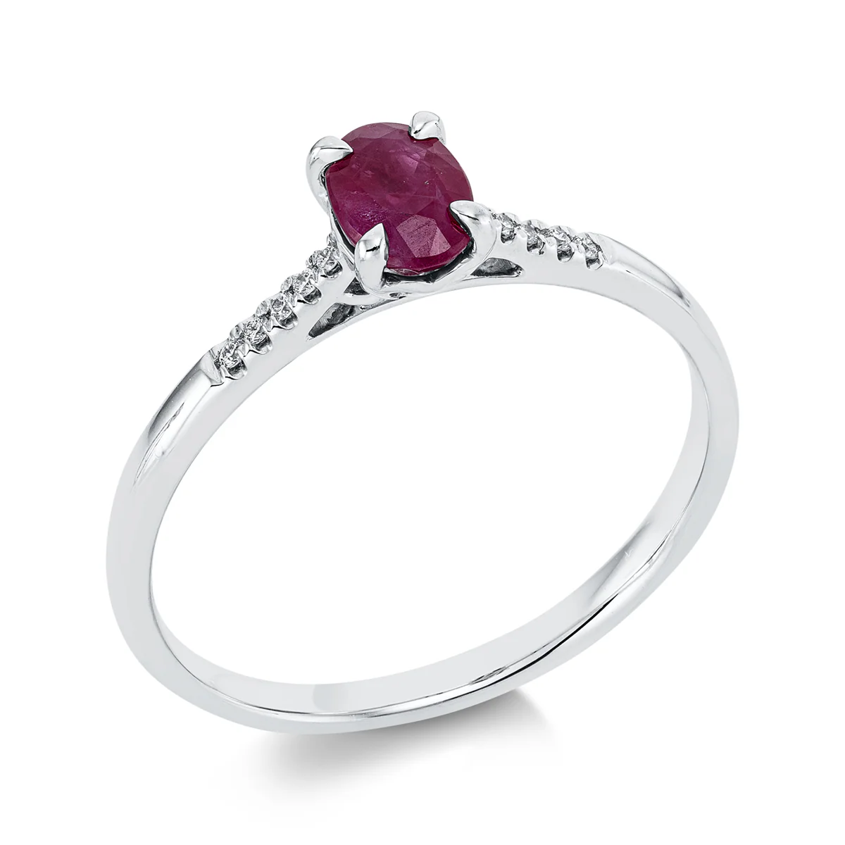 Farbstein Classic Ring Weissgold - 1FQ48
