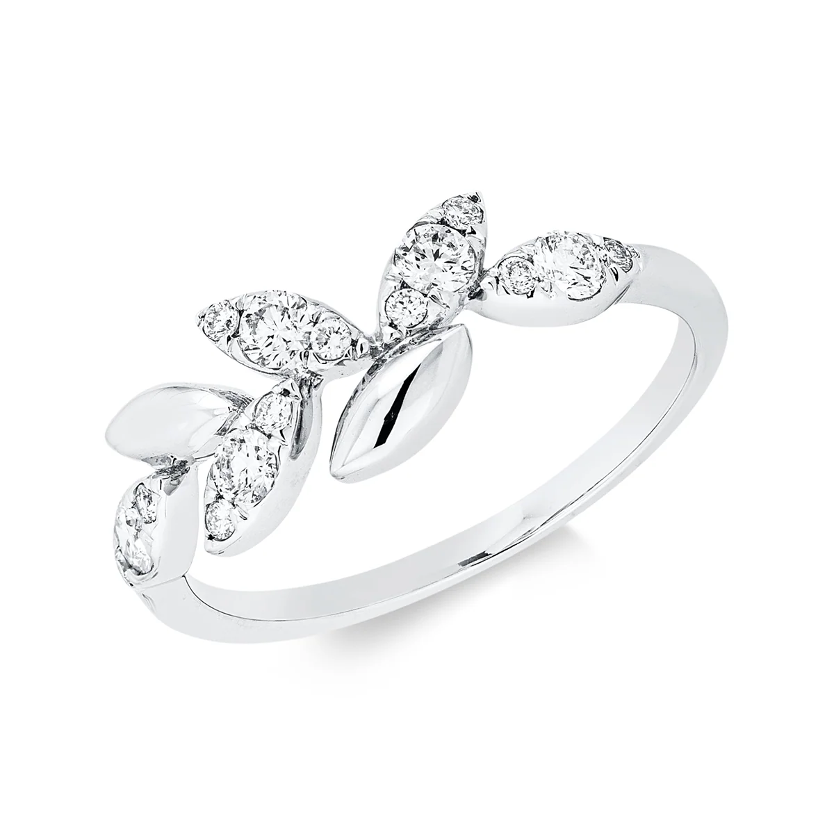 Modern Woman Ring Weißgold - 1JD15