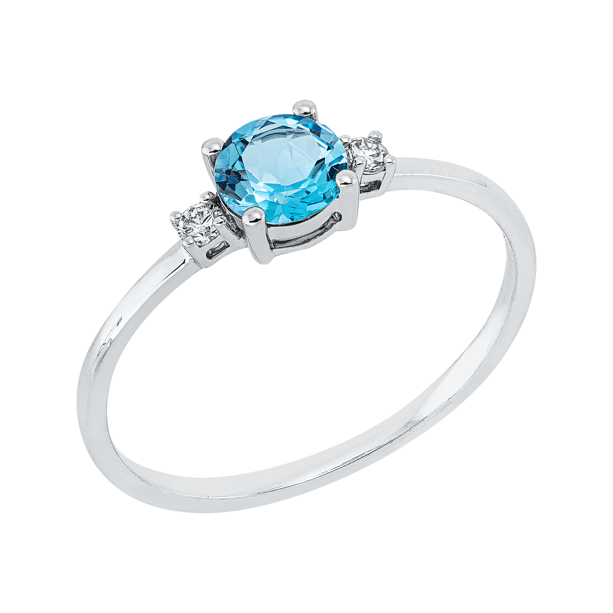 Ring 4er-Krappe 18 kt WG