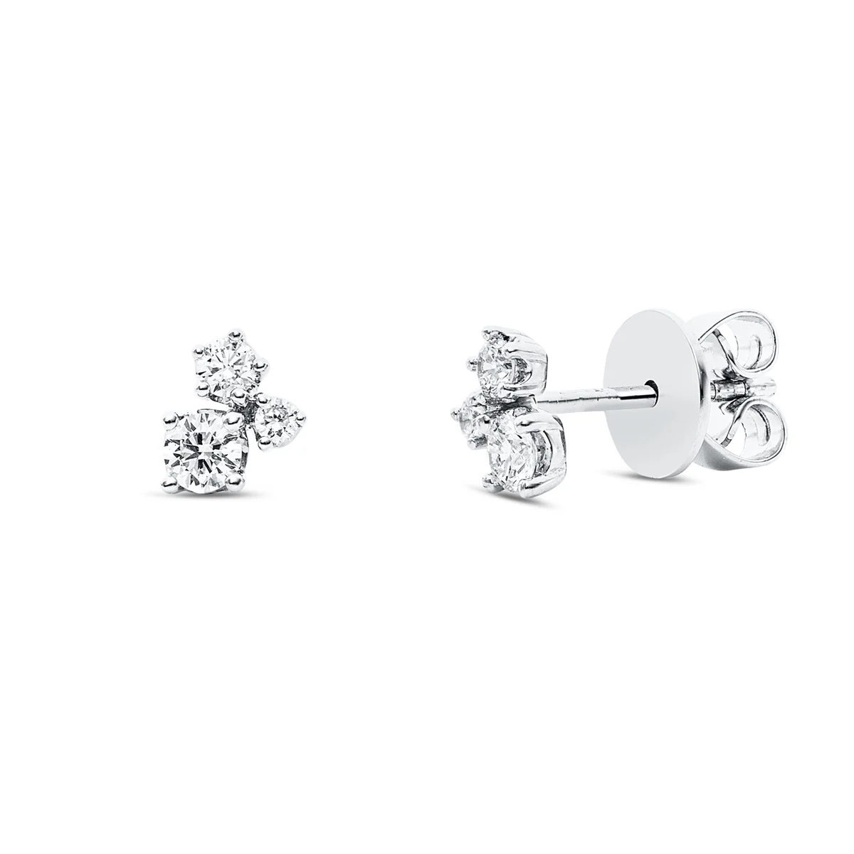 Modern Woman Ohrstecker Weissgold - 2Y069