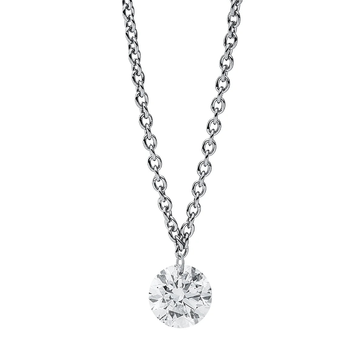 Dancing Diamond Collier Gelbgold Weissgold - 4J505
