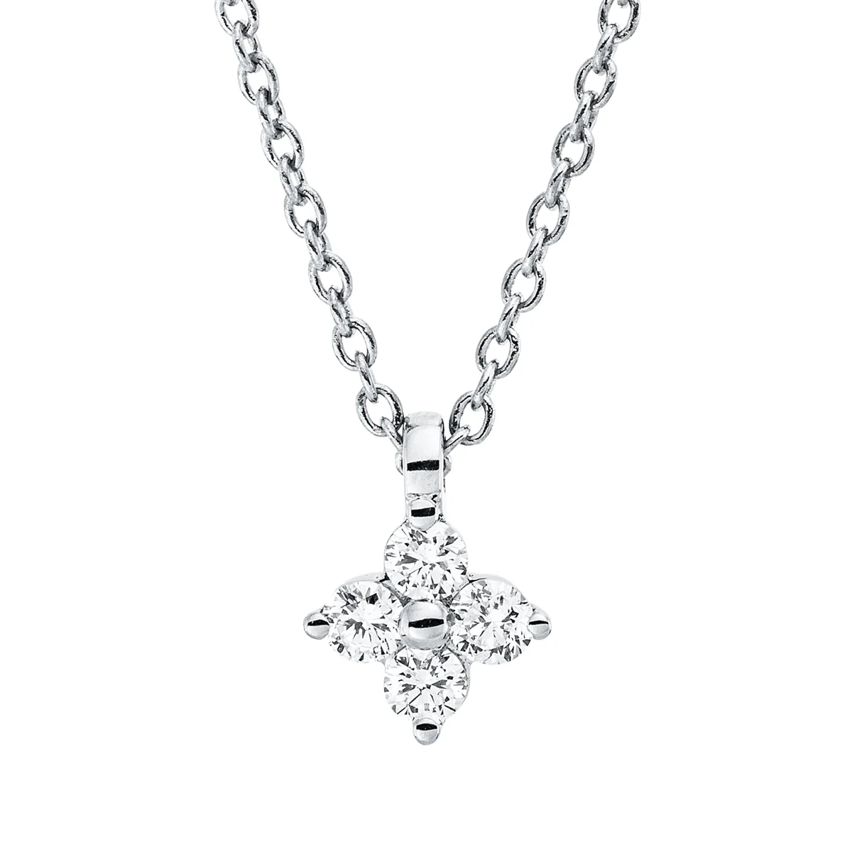 Modern Woman Collier Weissgold - 4P083
