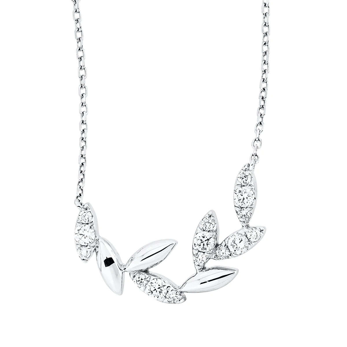 Modern Woman Collier Weissgold - 4P766