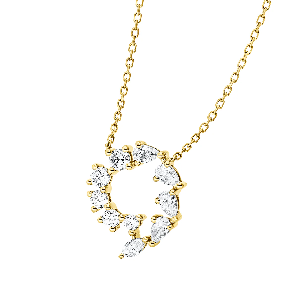 Exklusiv Collier Gelbgold - 4P786