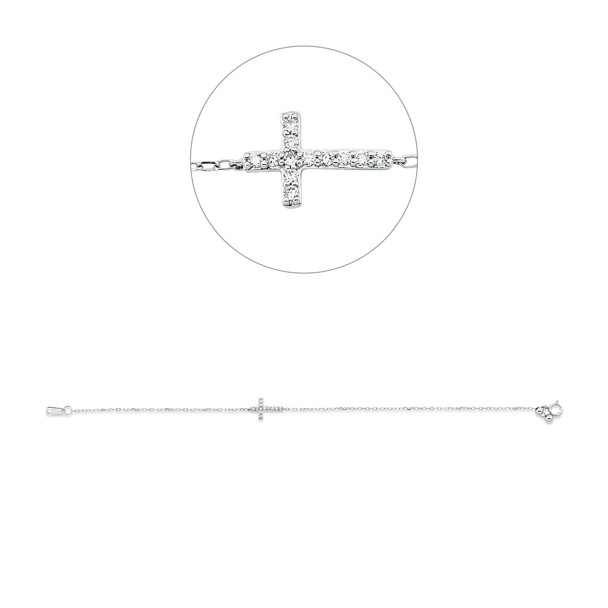 Modern Woman Armband Weissgold - 5G488