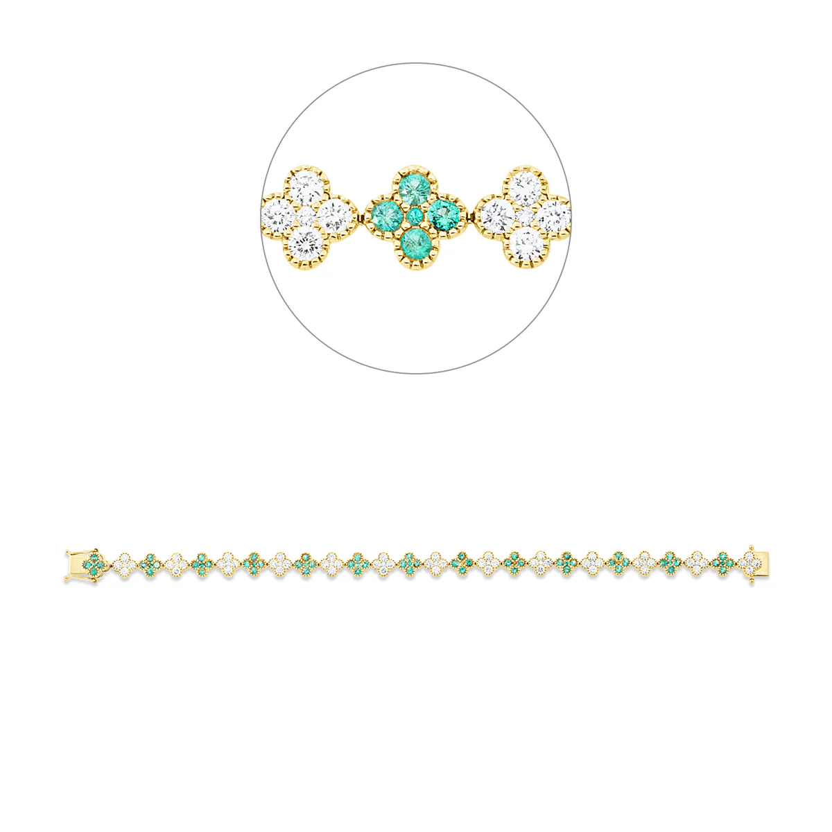 Farbstein Classic Armband Gelbgold - 5G682