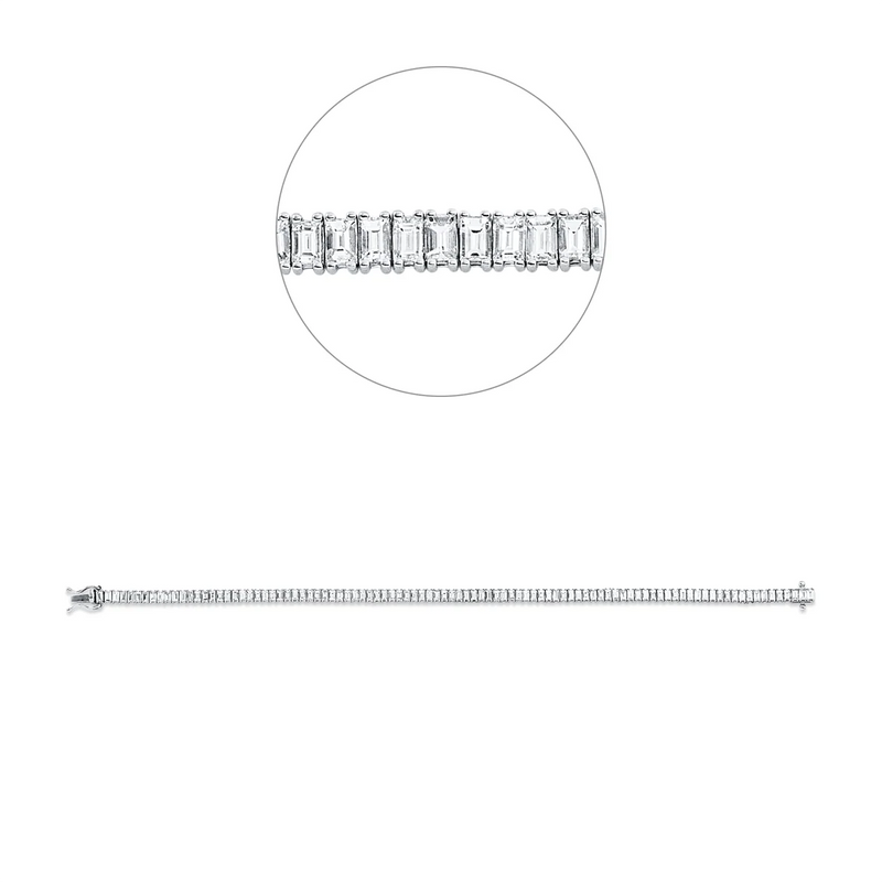 Tennisarmband Weißgold - 5G698