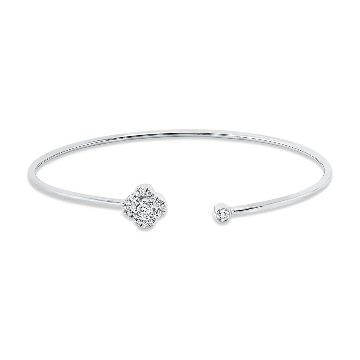 Modern Woman Armreif Weißgold - 6B585