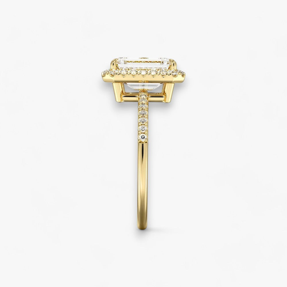 PRESTIGE (Emerald natürlicher Diamant Gelbgold)