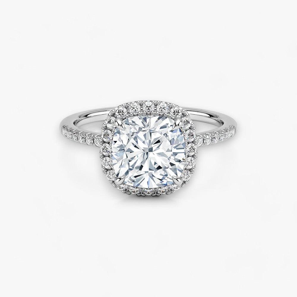 PRESTIGE (Cushion natürlicher Diamant Platin)