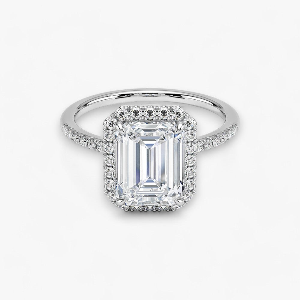 PRESTIGE (Emerald natürlicher Diamant Weissgold)