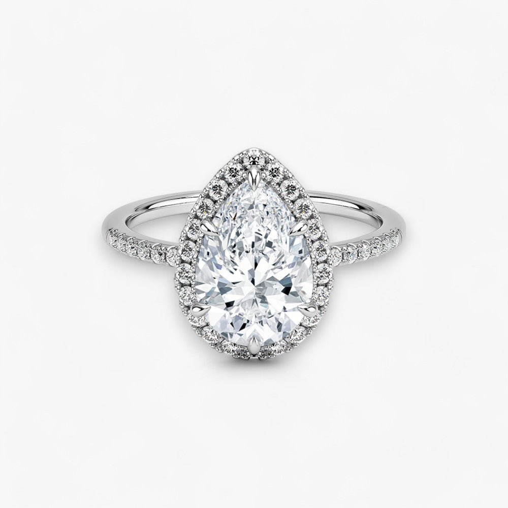 PRESTIGE (Tropfen natürlicher Diamant Weissgold)