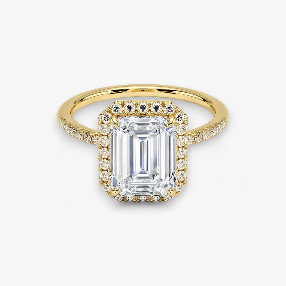PRESTIGE (Emerald natürlicher Diamant Gelbgold)