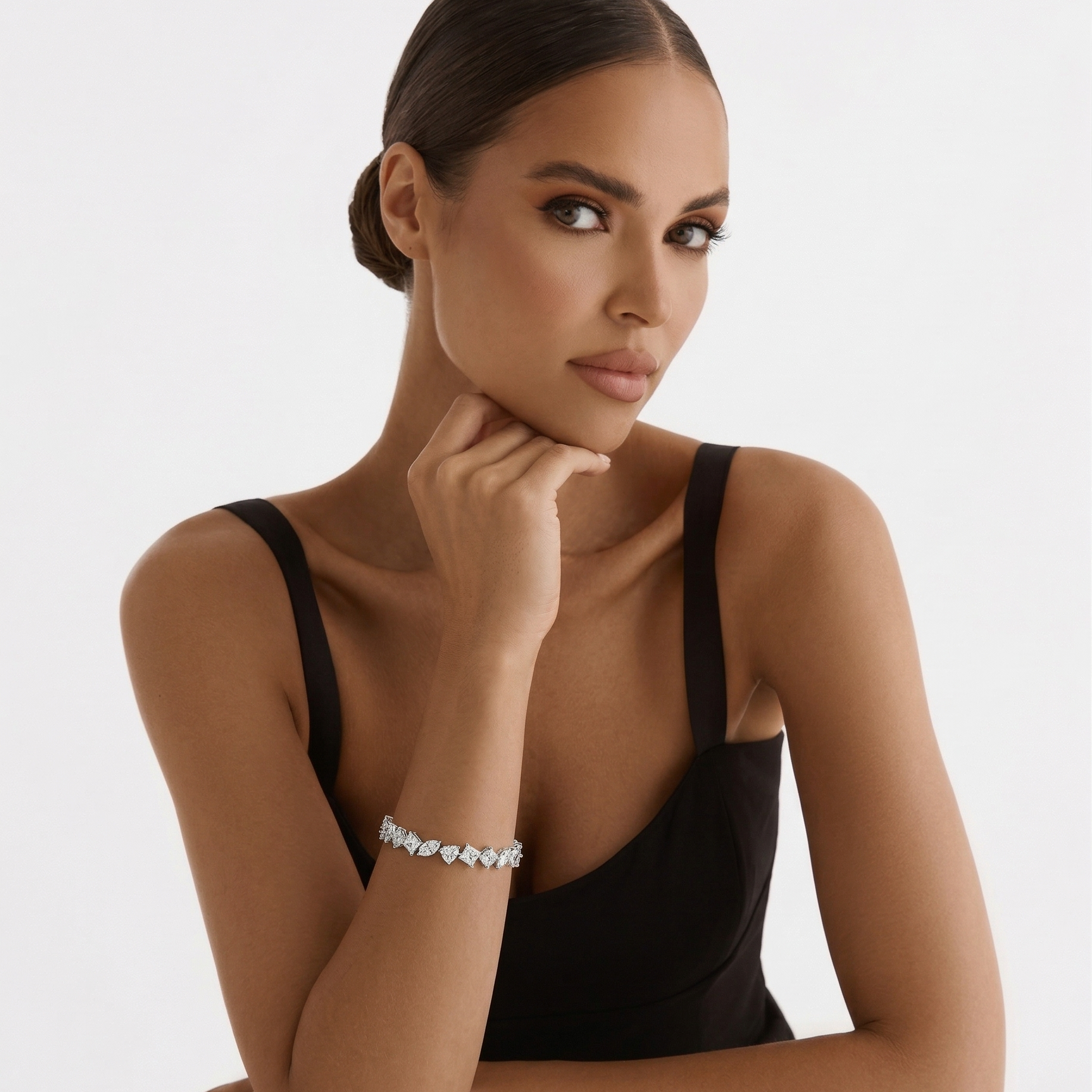 Exklusiv Armband Weissgold - 5E854