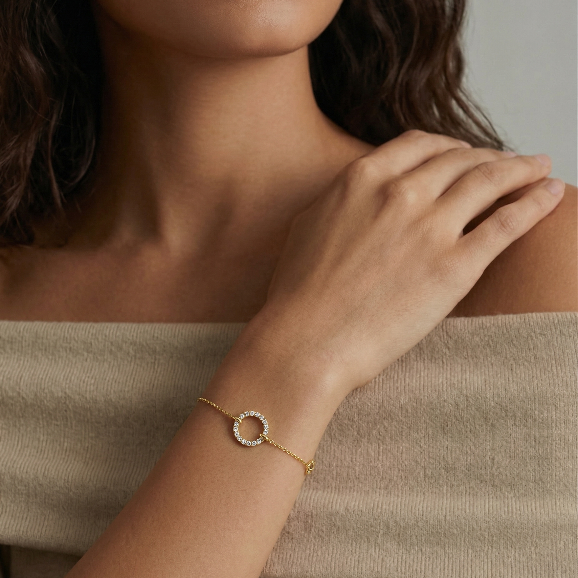 Modern Woman Armband Weissgold - 5E749