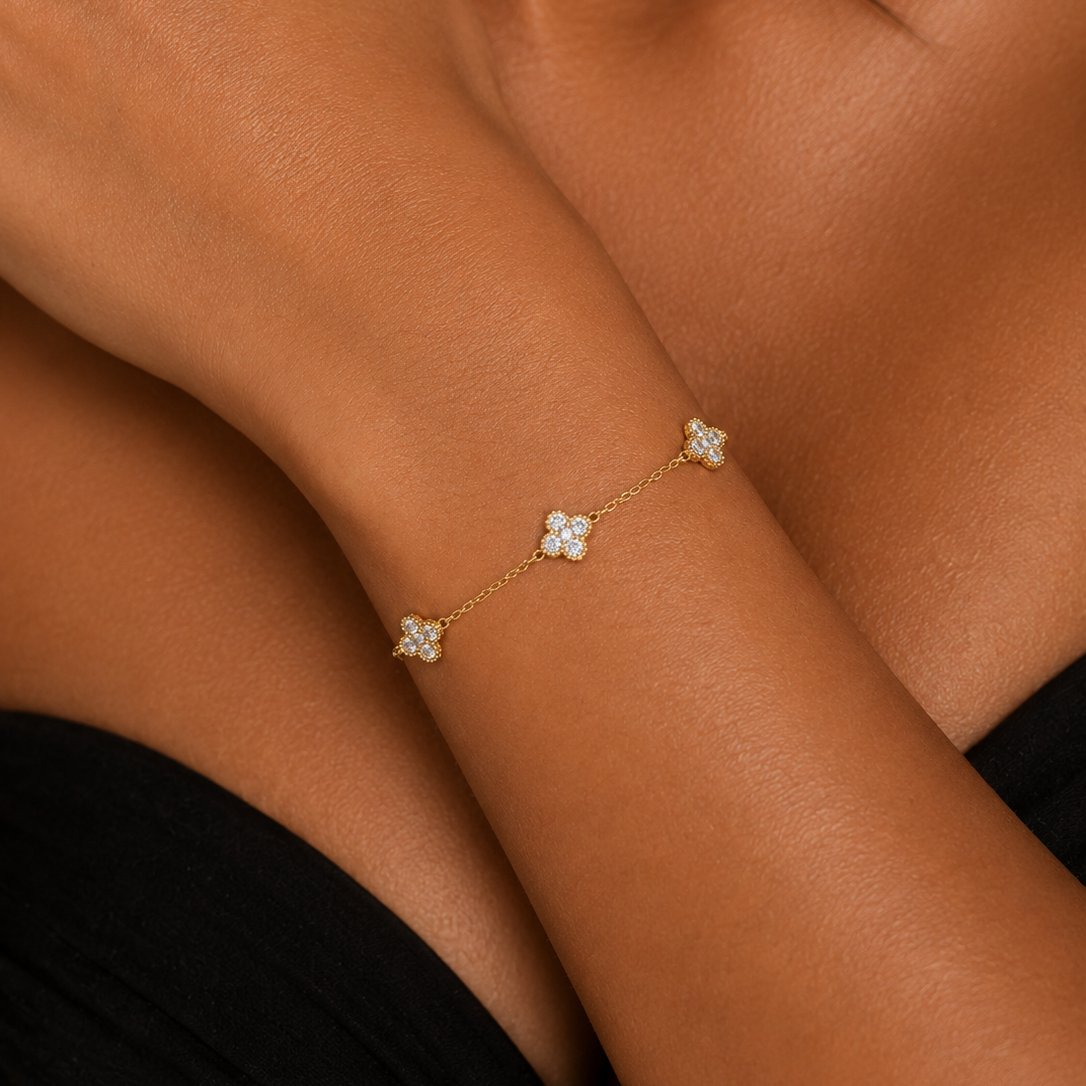 Modern Woman Armband 5G842 in Gelbgold – weitere Produktansicht von NÓIR Diamonds