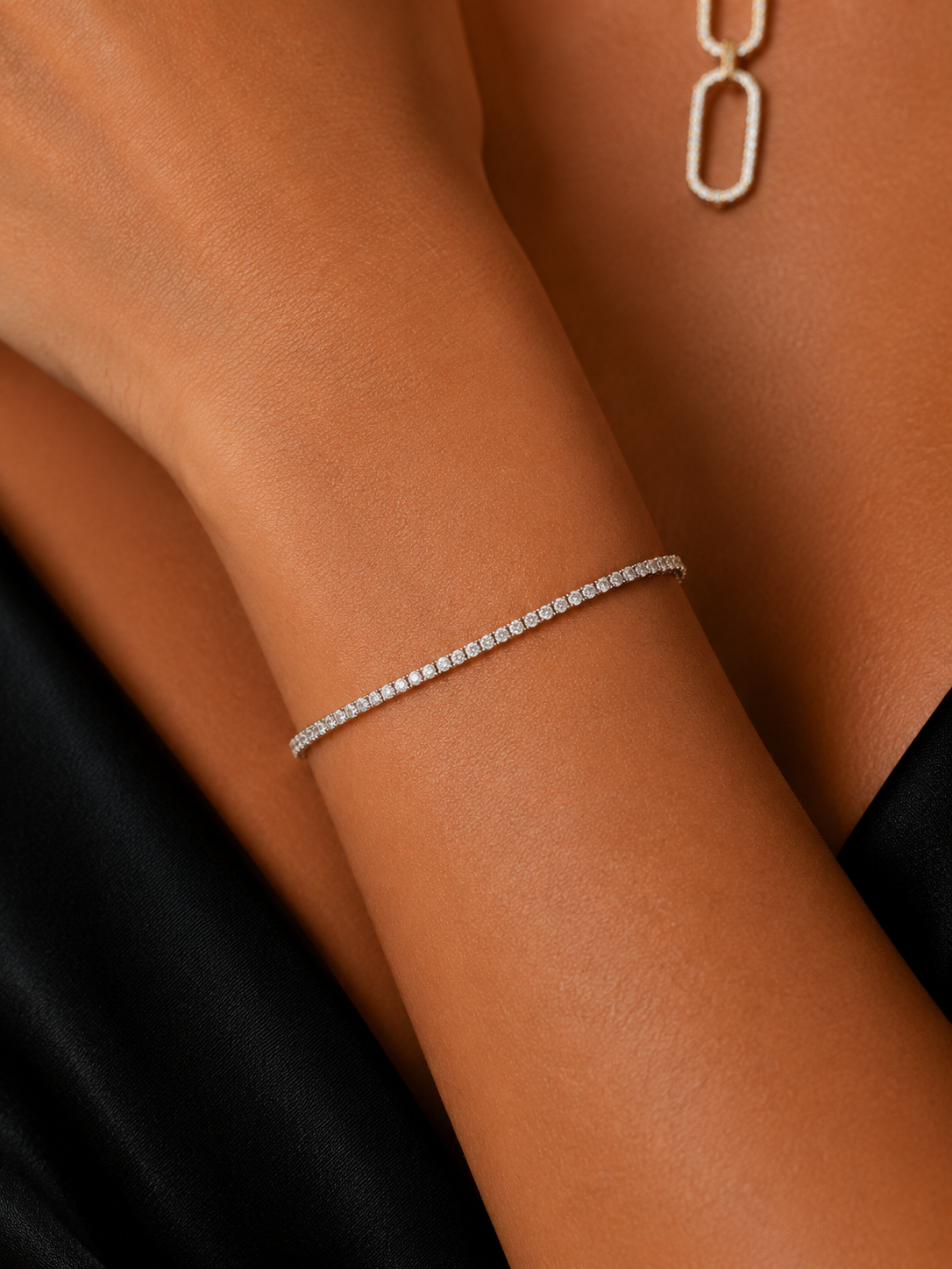 Tennisarmband Weissgold - 5E645