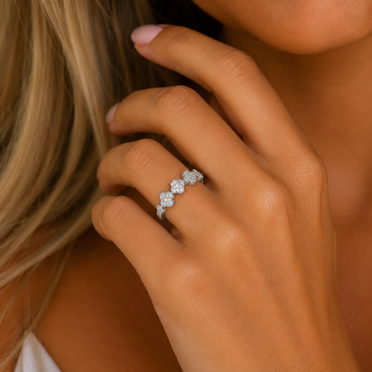 Pavé Ring Weißgold - 1FQ92