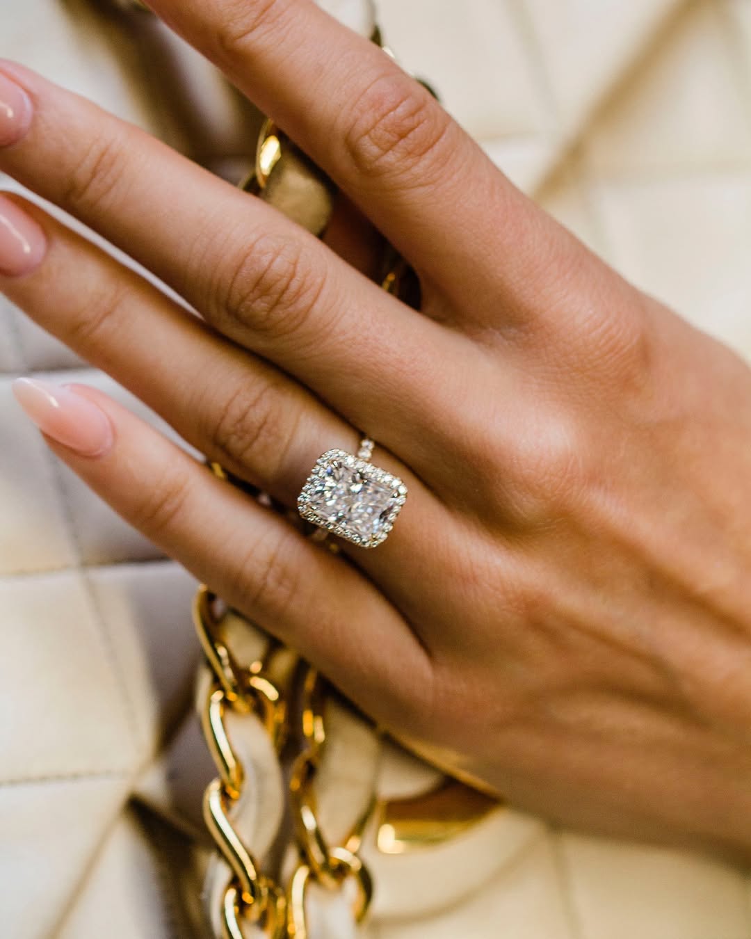 PRESTIGE (Radiant natürlicher Diamant Platin)