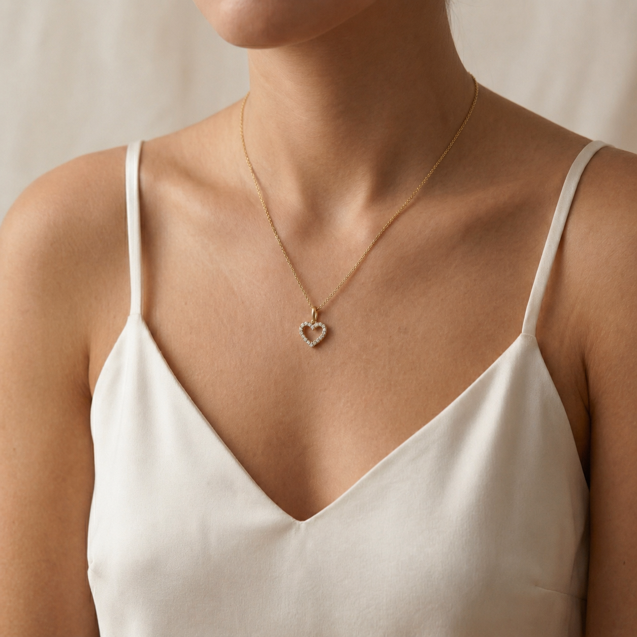 Herz Collier Gelbgold - 4I775