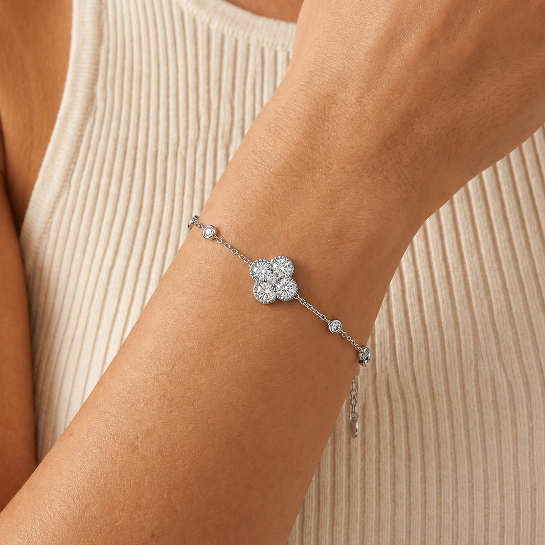 Modern Woman Armband Weissgold - 5G353