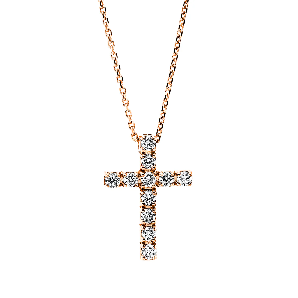 Kreuz Collier Rosegold - 4I126