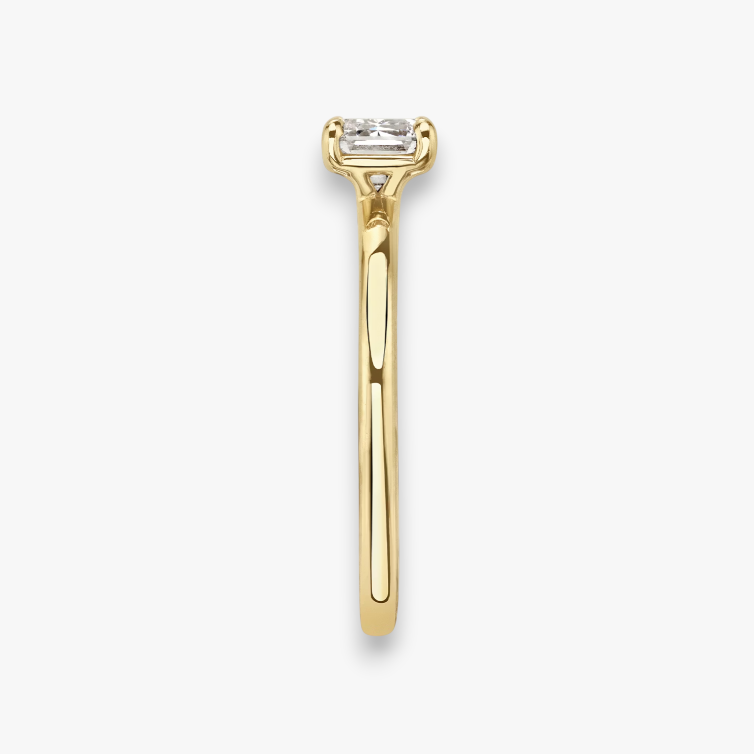 REVE (Emerald Gelbgold ohne Pave natürlicher Diamant)
