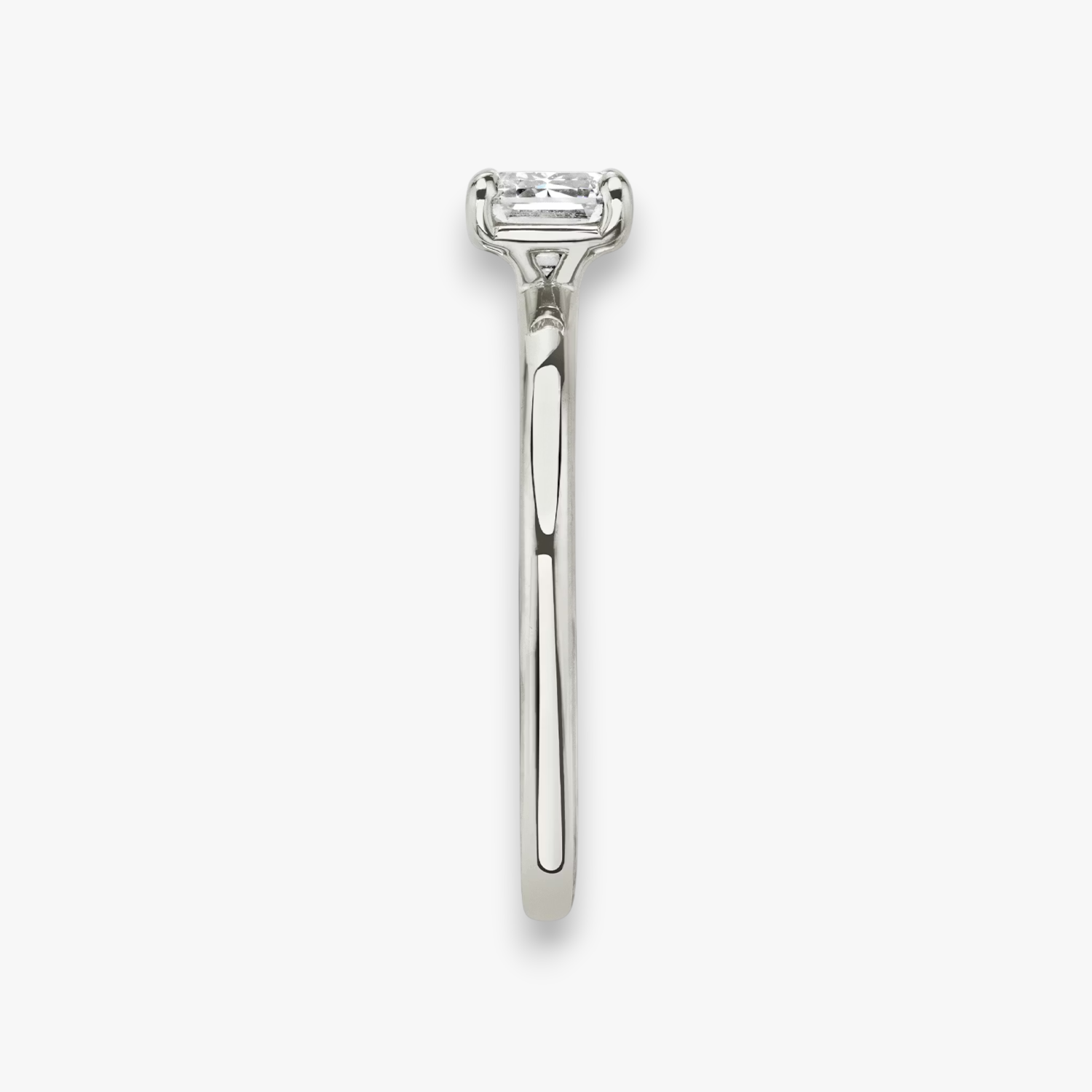 REVE (Emerald Platin ohne Pave natürlicher Diamant)