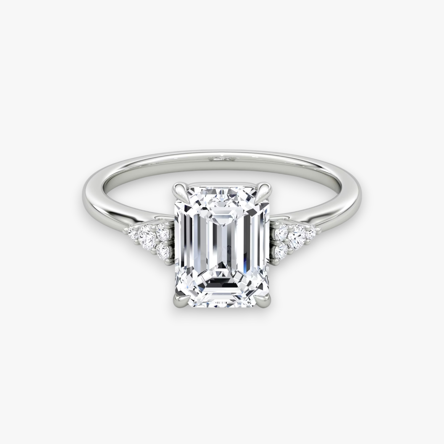 FLEUR (Emerald Platin LABGROWN)