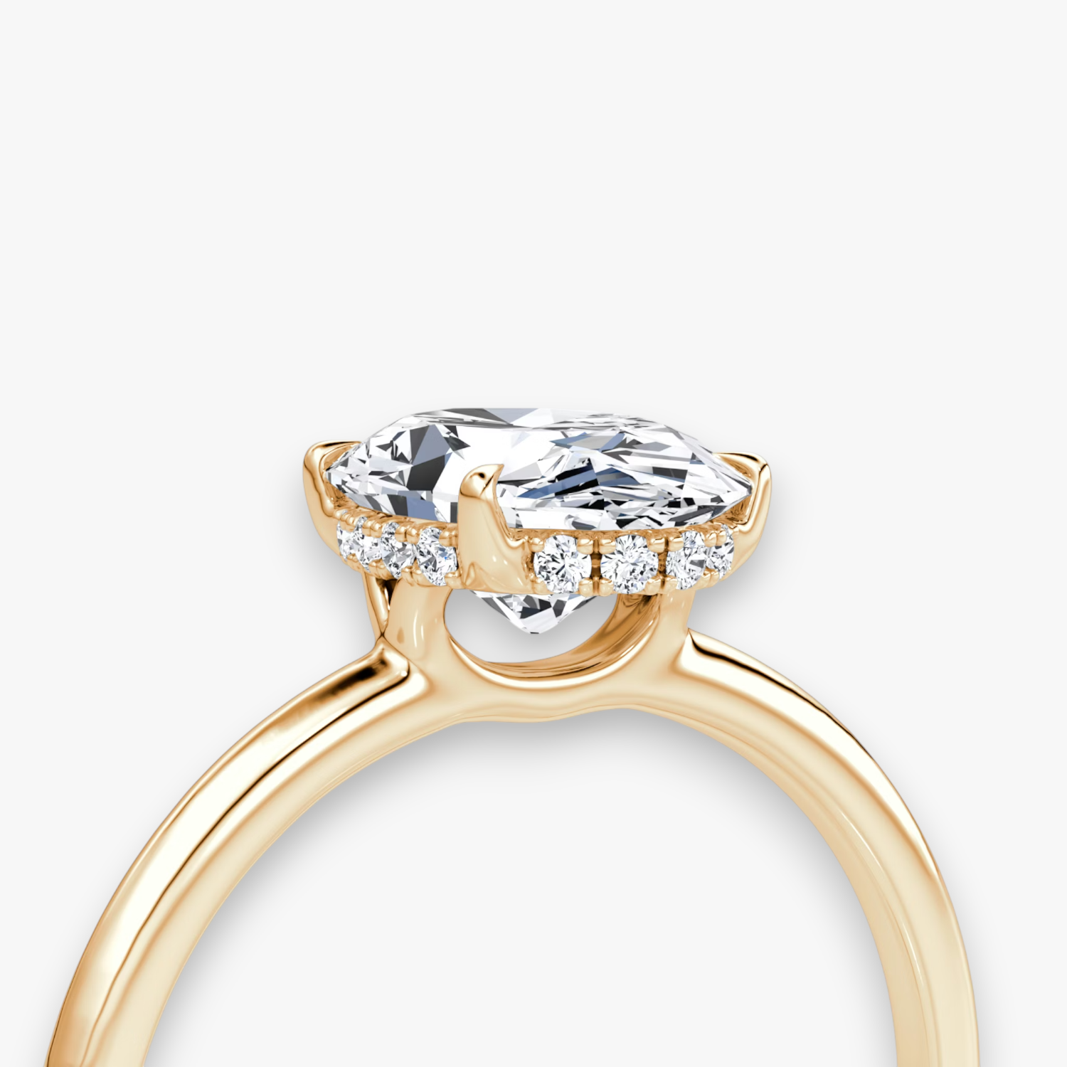 VALOR (Oval Rosegold ohne Pave LABGROWN)