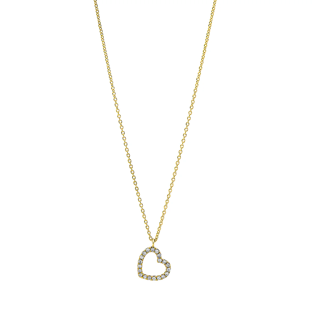 Herz Collier Gelbgold - 4J776