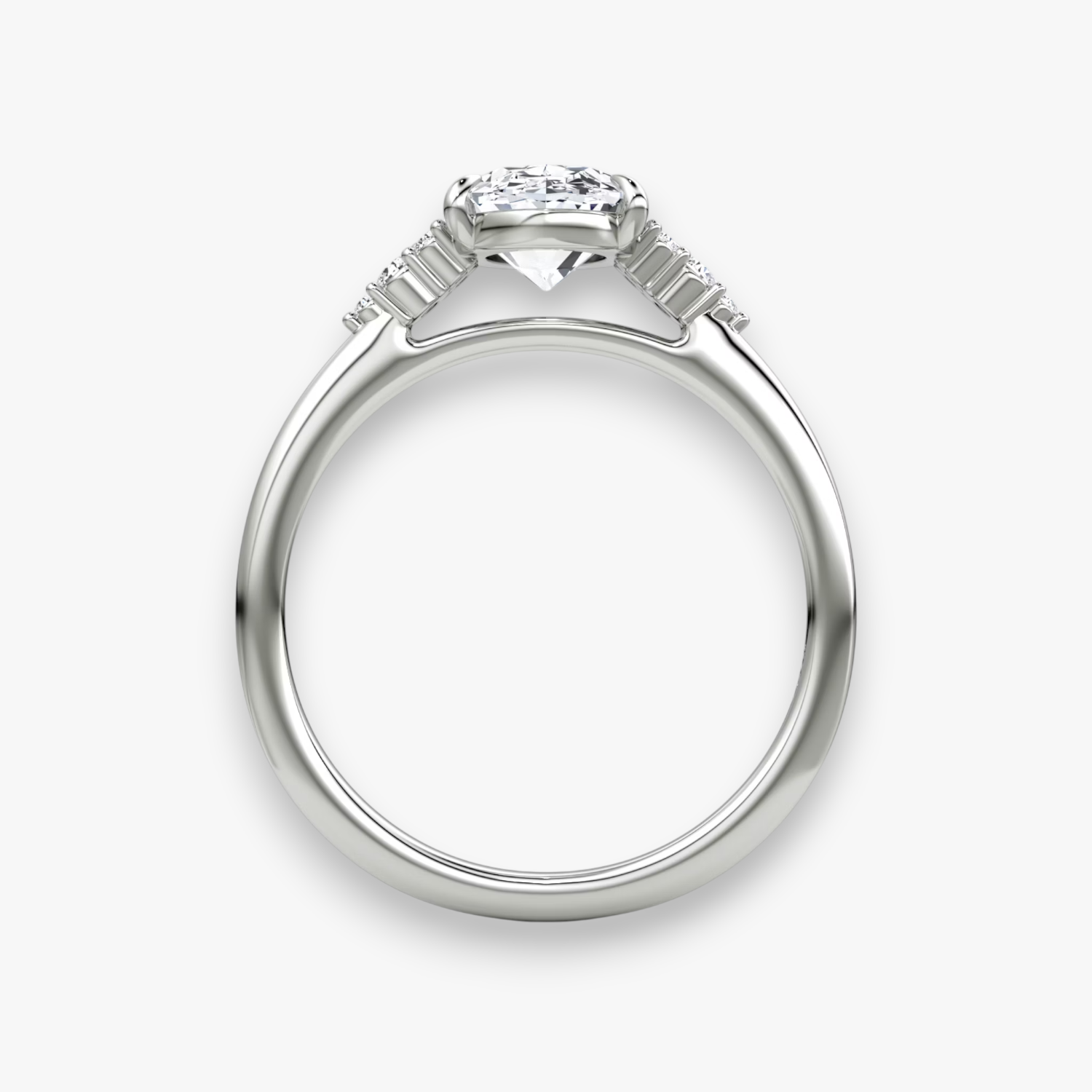 FLEUR (Oval Platin LABGROWN)