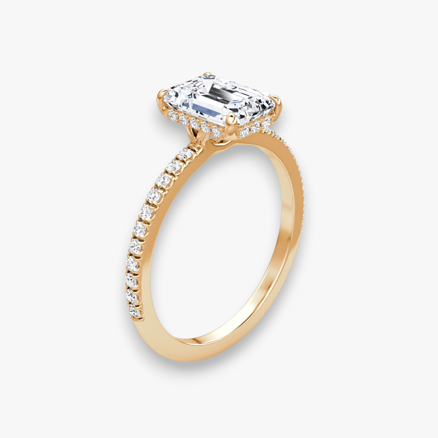 VALOR (Emerald Rosegold mit Pave LABGROWN)