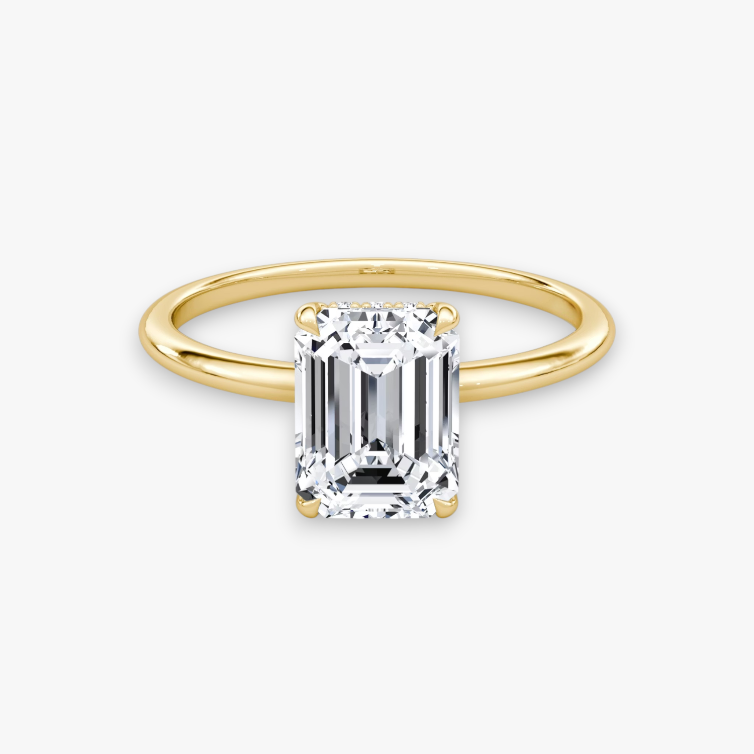 VALOR (Emerald Gelbgold ohne Pave LABGROWN)