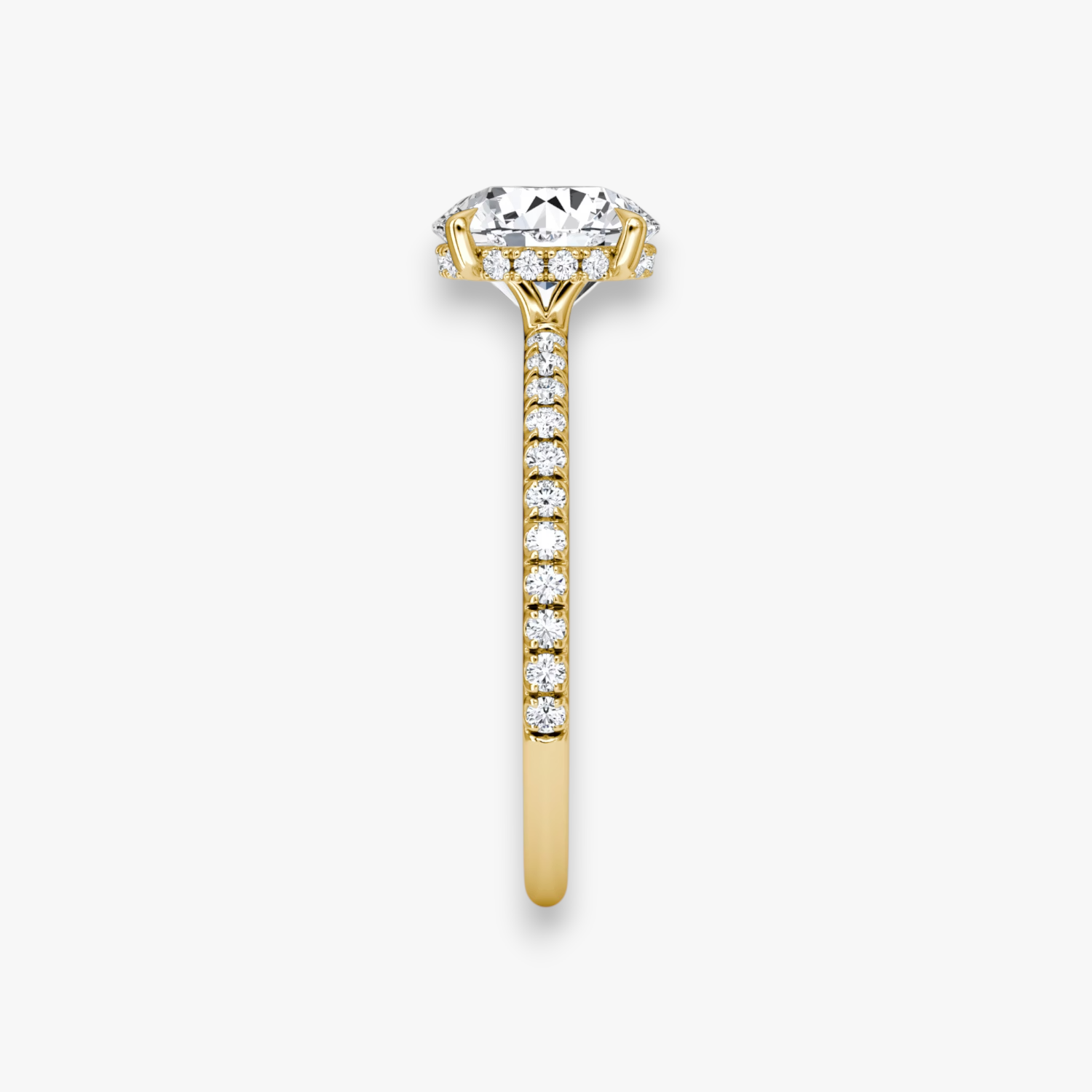 VALOR (Rund Gelbgold mit Pave LABGROWN)