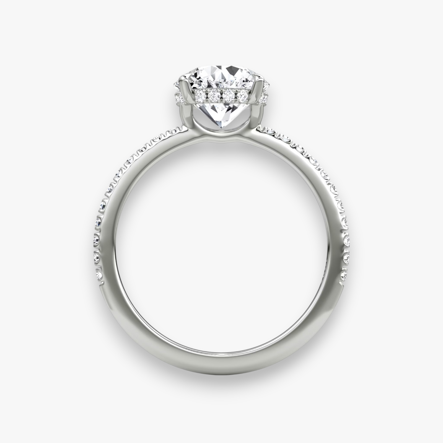 VALOR (Rund Platin mit Pave LABGROWN)