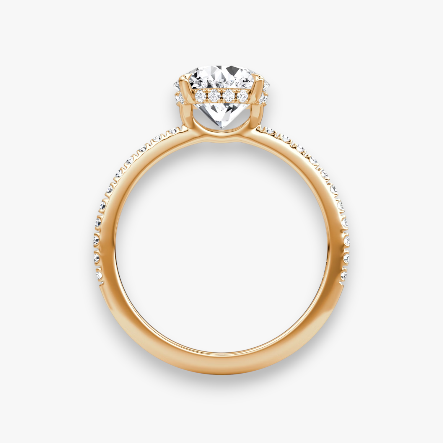 VALOR (Rund Rosegold mit Pave LABGROWN)