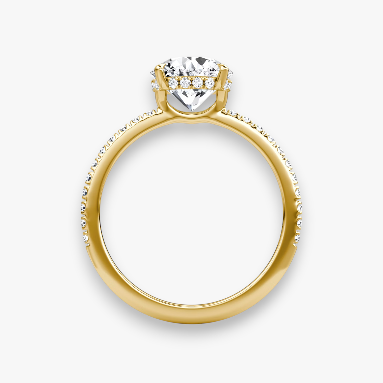 VALOR (Rund Gelbgold mit Pave LABGROWN)